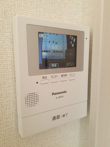 セキュリティ　モニター付きインターホンです