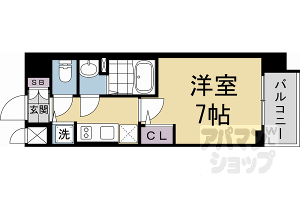ベラジオレガシー葛野大路八条の間取り写真