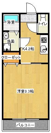 Green Appleの間取り写真