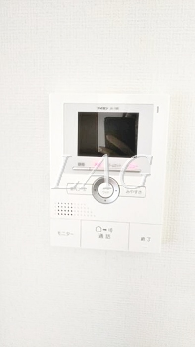 セキュリティ　モニター付きインターホンです。