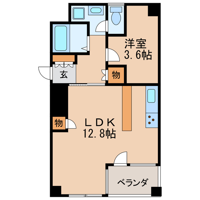 日商岩井栄ハイツの間取り写真