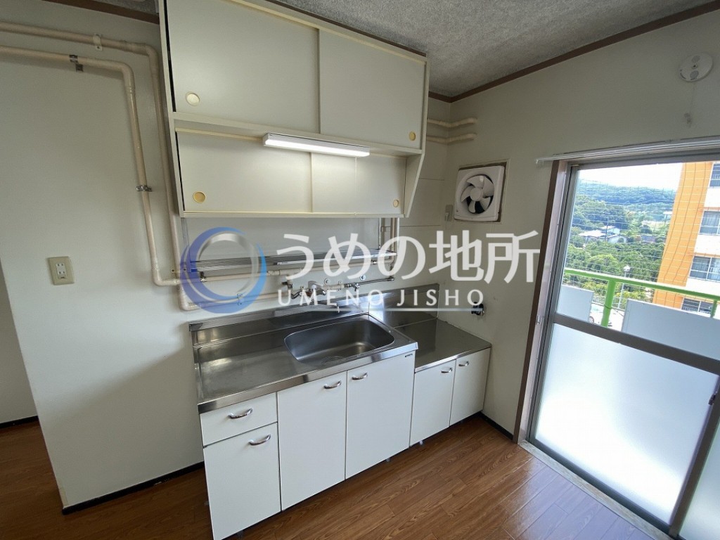ＪＲ久大本線 南久留米駅 徒歩44分 5階建 築51年のキッチン写真