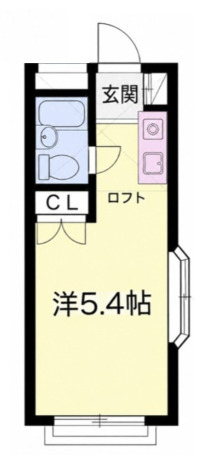 小田急江ノ島線 大和駅 徒歩15分 2階建 築36年の間取り写真
