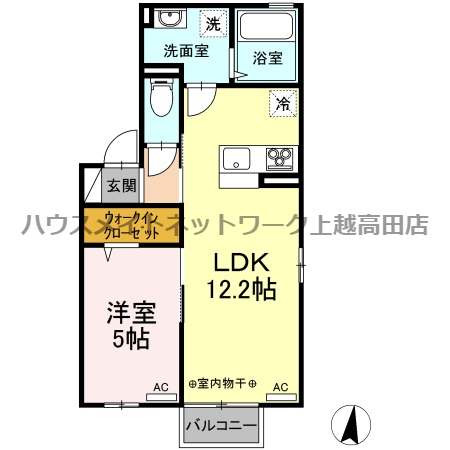 サンリジェール春日新田の間取り写真