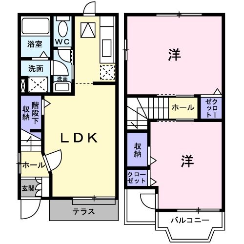 ヴァンベール大上IIの間取り写真