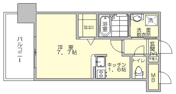 エンクレストベイ天神東2の間取り写真