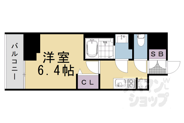 ファステート京都堀川スクエアの間取り写真