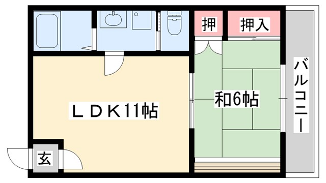 メトレス神崎の間取り写真