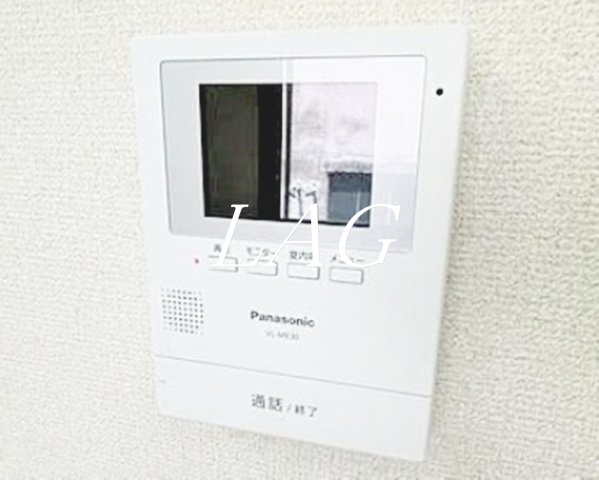 セキュリティ　モニター付きインターフォンです。