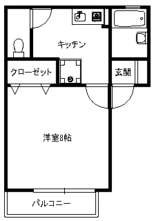 セカンド楠の間取り