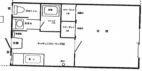 コーポ白鳥Ｂの間取り