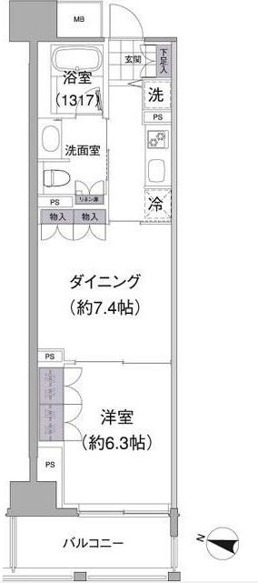 アビティ目黒の間取り