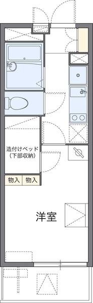 レオパレスのぞみの間取り