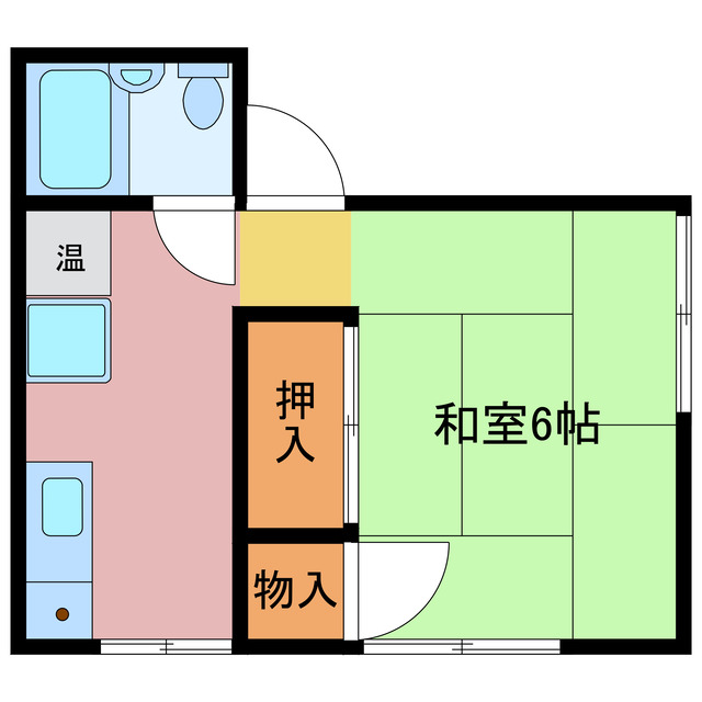 伊勢市御薗町高向のアパートの間取り