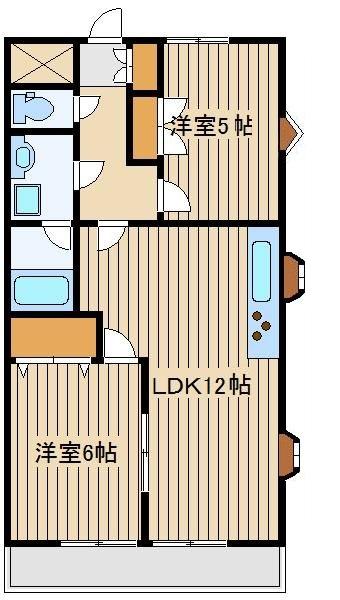 ミヤビヒルズ大泉学園エーの間取り