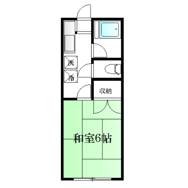 コーポ千葉D棟の間取り