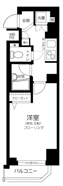 メインステージ浜松町の間取り