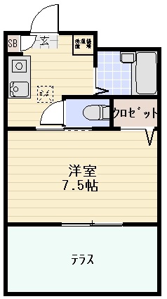 セブンプレイスの間取り