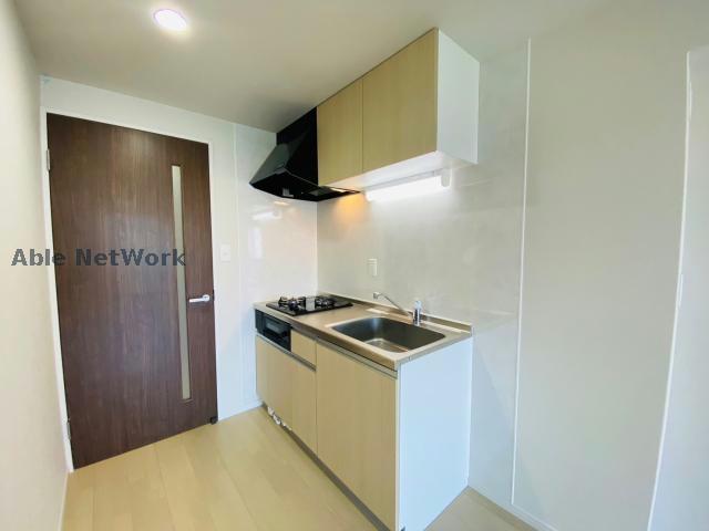 キッチン　2口ガスコンログリル付