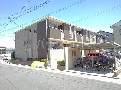 名古屋市中川区広田町のアパートの建物外観