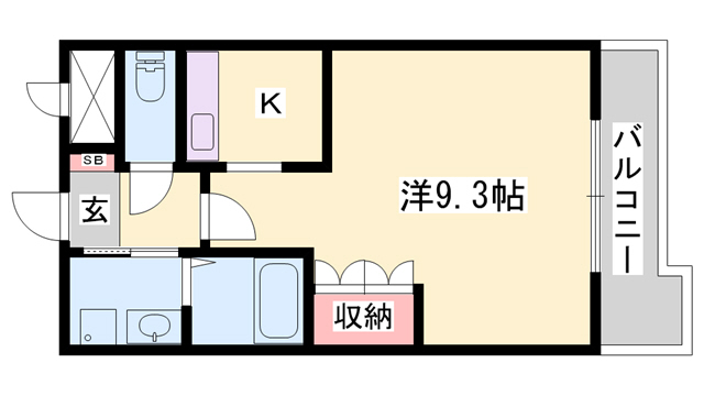 ツインズコート相生壱番館の間取り