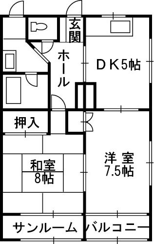 ローリーハウスの間取り