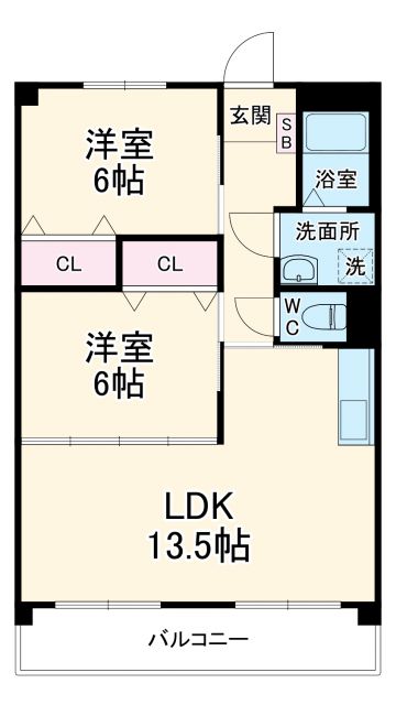 ラヴィアン新川の間取り