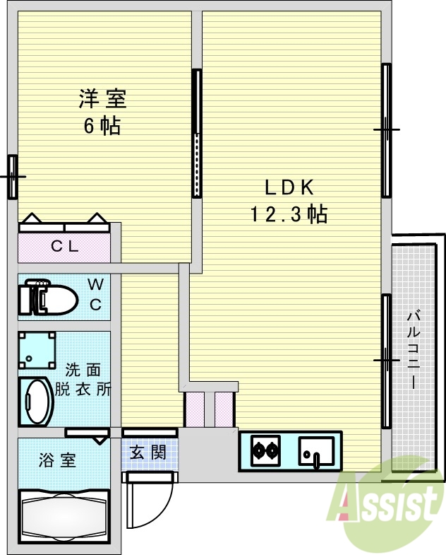 LISソフィア箕面半町の間取り