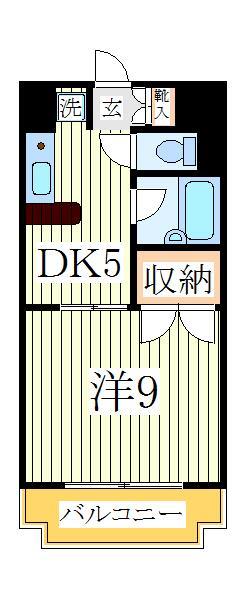 柏市柏のマンションの間取り