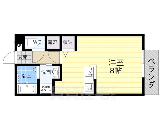 生駒郡安堵町大字笠目のアパートの間取り