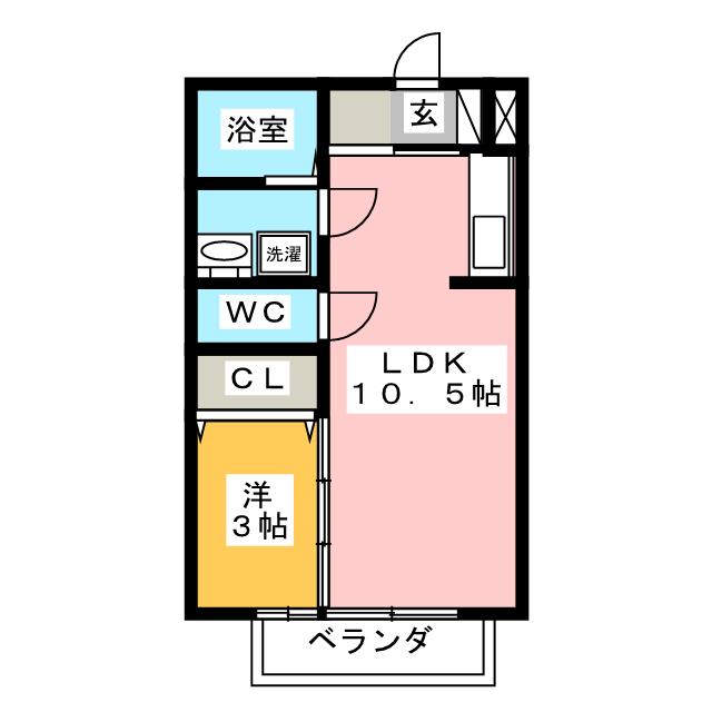 ヴェルデュールIIの間取り