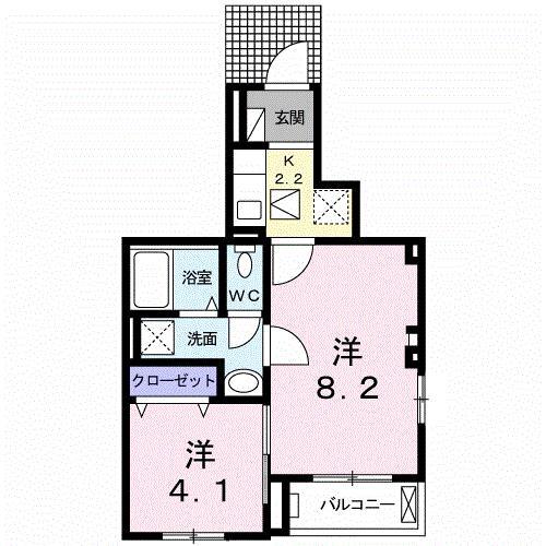 パーシモンの間取り