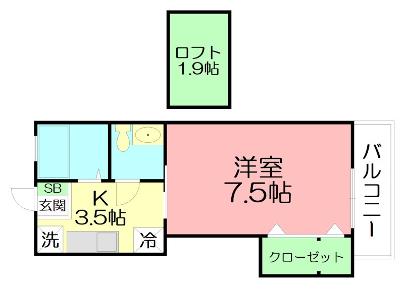 エトピリカ湘南の間取り