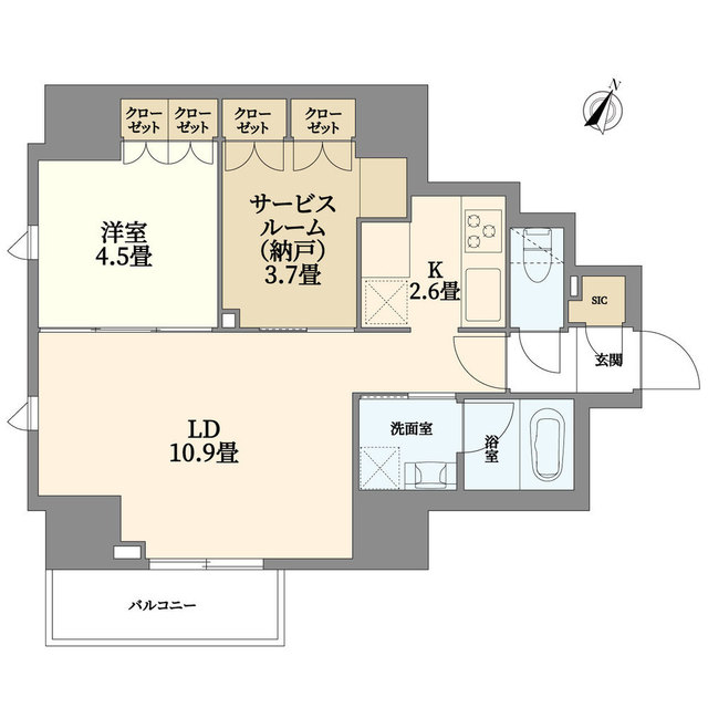 Ｓ－ＲＥＳＩＤＥＮＣＥ日本橋馬喰町Ａｅｒｅの間取り