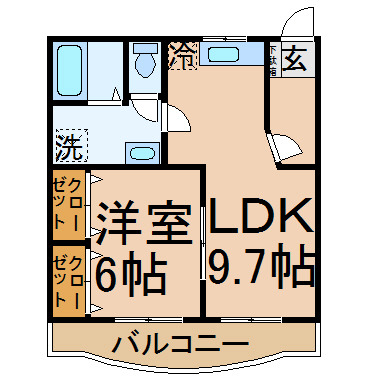 グレースマンション タジリの間取り