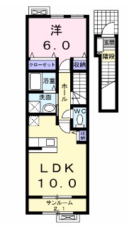 ブルースカイの間取り