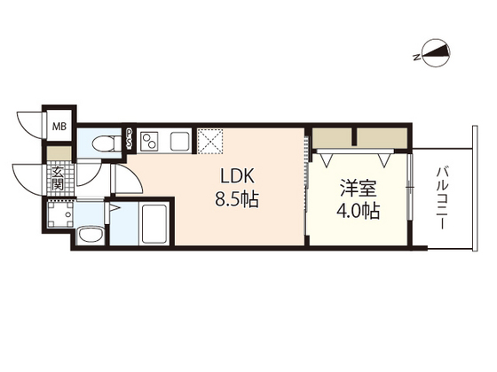 Ｓ－ＲＥＳＩＤＥＮＣＥ本川町ａｆｆｏｒｄの間取り