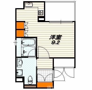 リーガル京都四条烏丸の間取り