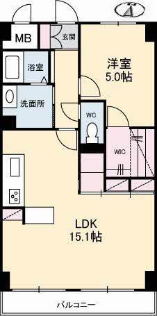 ジュネス南蔵王　弐番館の間取り