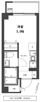 吉野町RESIDENCEの間取り