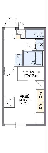 レオパレス瑞穂の間取り