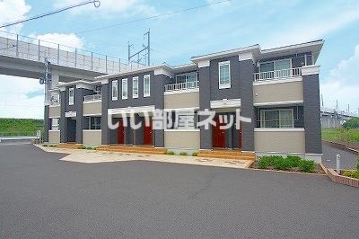 【熊本市南区富合町小岩瀬のアパートの建物外観】