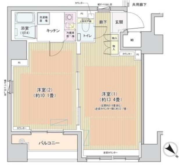 アネーロ銀座の間取り