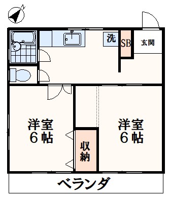 メゾン東中野の間取り