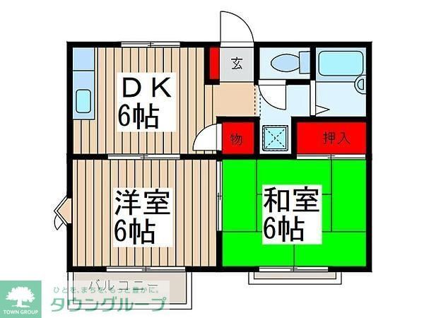 ロータスハイムIIIの間取り