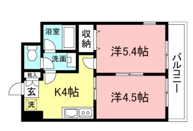 調布市柴崎のマンションの間取り