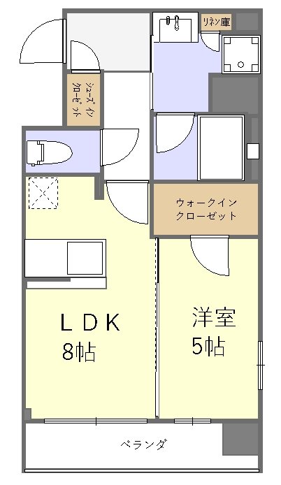 ベラジオ　雅び　西大路七条の間取り