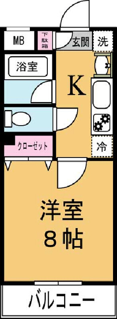 グレース春日２の間取り