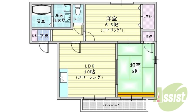 アピオ千里　Ｅ棟の間取り