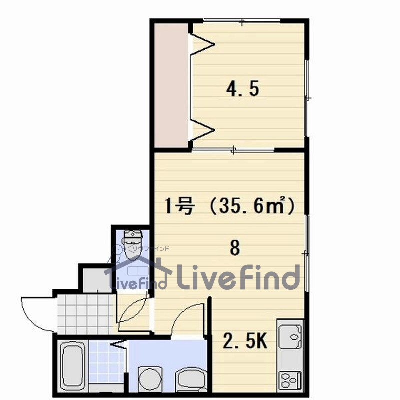 【札幌市白石区菊水七条のマンションの間取り】